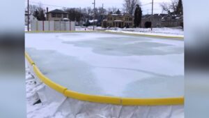 Whitewater’s Big Brick Park ice rink is open