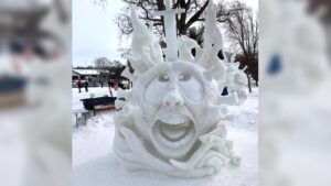Wisconsin team wins 2021 U.S. National Snow Sculpting Championship