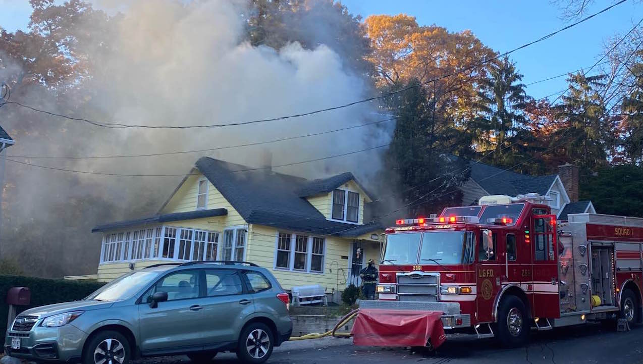There were no injuries, and residents were able to get out safely Tuesday, following a house fire in Linn Township
