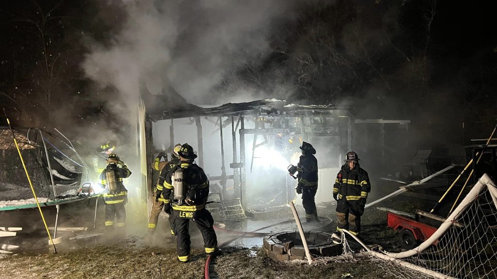 Officials blame wood burner for fire that destroyed Darien shed