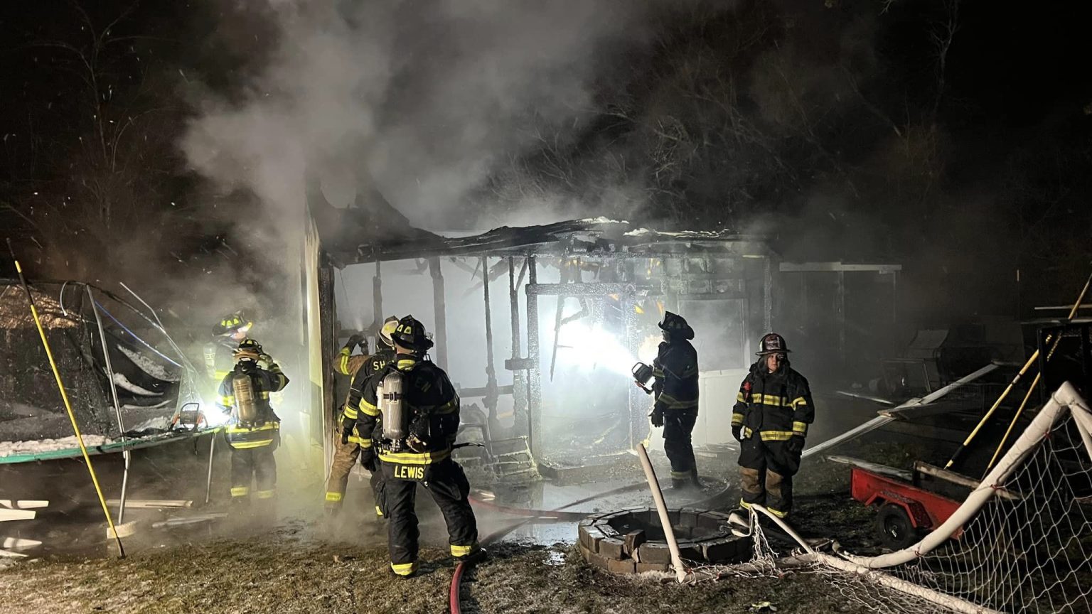 Officials blame wood burner for fire that destroyed Darien shed