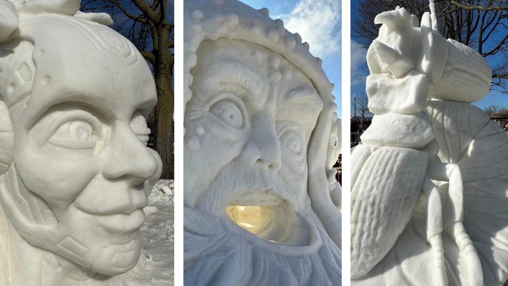 Here are the winners of the 2024 U.S. National Snow Sculpting