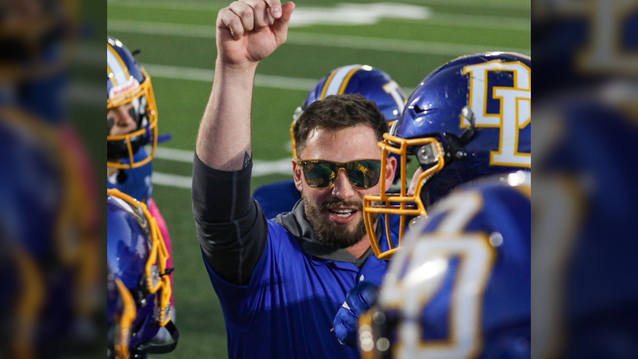 Mark Kibler head varsity football coach at Delavan-Darien High School. DDHS photo