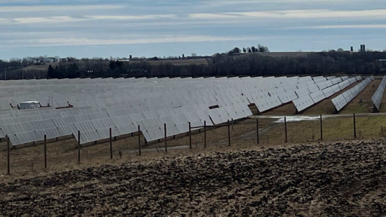 The Darien Solar Energy Center, along Highway 14 south of Darien, is up and running — and now providing power to customers.